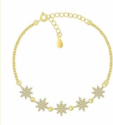 Produktbild Brilio Silver - Playful silver bracelet Stars with zircons BRC156W