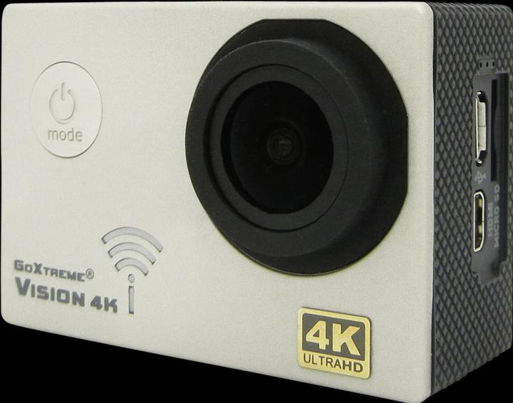 Actual product image Easypix GoXtreme Vision 4K ULTRA HD silver (24p, 4K, Wi-Fi)
