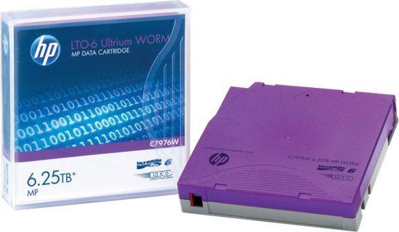 HPE LTO-6 Ultrium MP WORM Data Cartridge (LTO-6 Ultrium, 6250 GB)