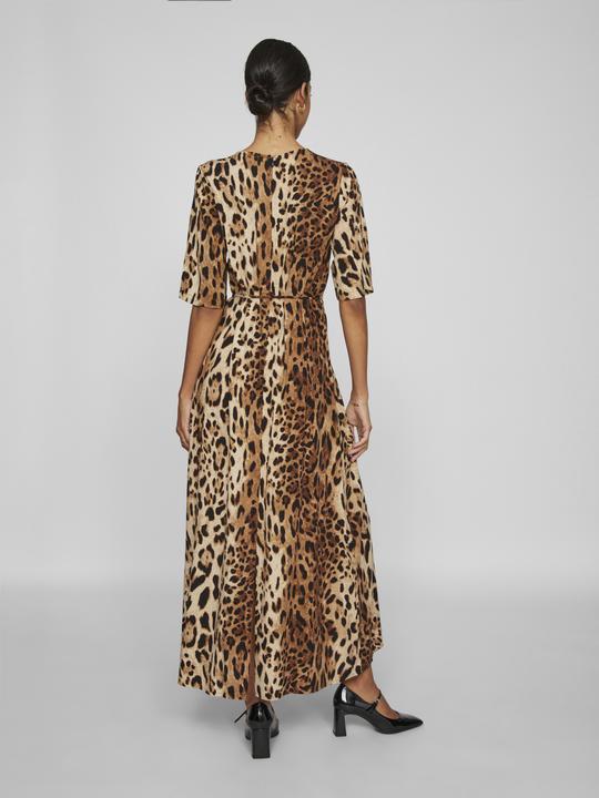 Actual product image Vila Short-sleeved leopard print maxi dress (38)