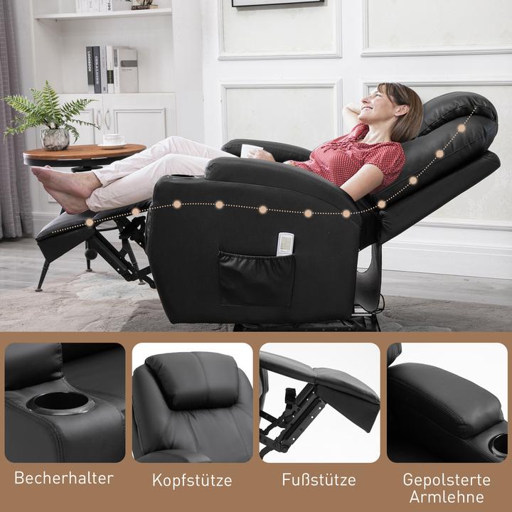 Produktbild Homcom Massagesessel mit Liegefunktion