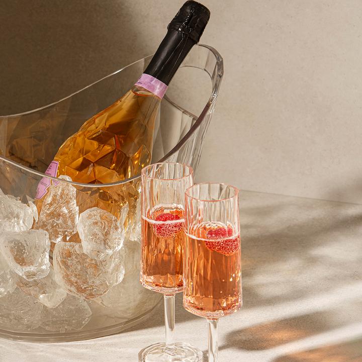 Immagine prodotto Koziol Bicchiere da champagne Superglas Club No. 14, 100 ml, 2 pezzi (10 cl, 2 Occhiali, Bicchieri da champagne)