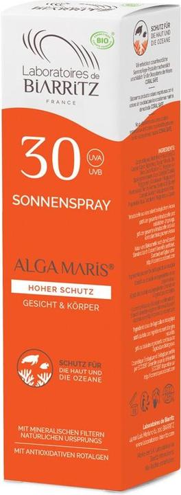 Produktbild Laboratoires de Biarritz Alga Maris (Sonnenspray, SPF 30, 100 ml, 129 g)
