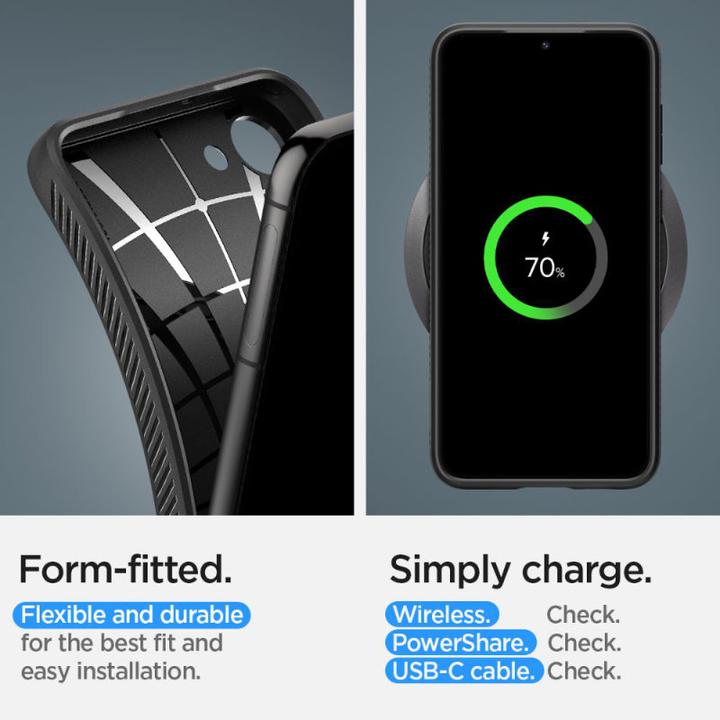 Actual product image Spigen Liquid Air Case for S916B Samsung Galaxy S23+ - matt black (Samsung Galaxy S23+)