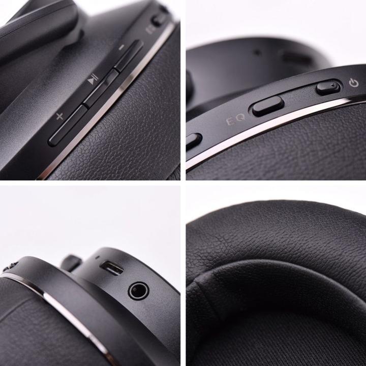Immagine prodotto Doqaus Cuffie cablate cuffie wireless bluetooth DESIGN 1 nero (65 h, Senza fili)