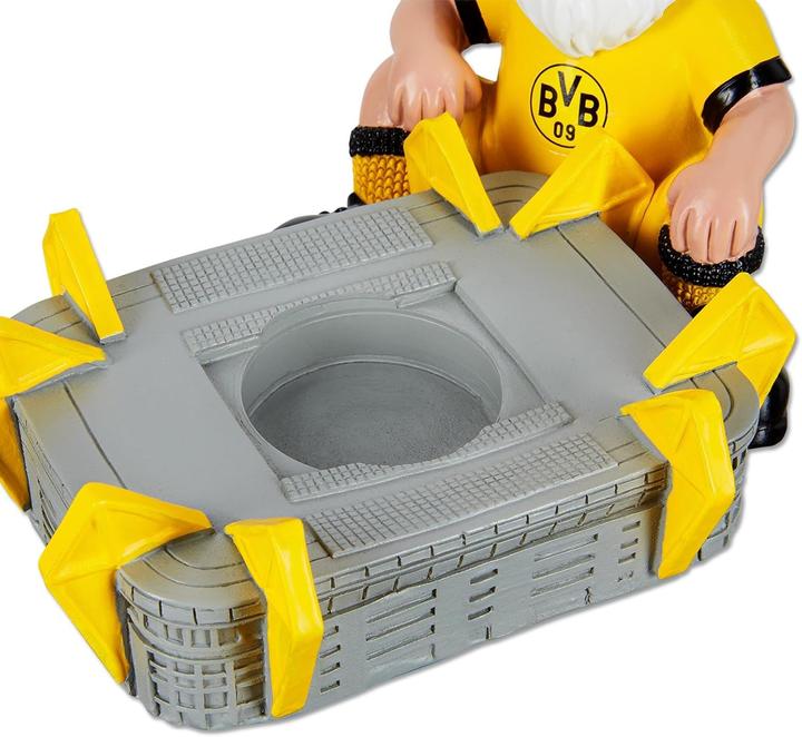 Immagine prodotto Borussia Dortmund Gnomo da giardino del BVB con porta tealight da stadio