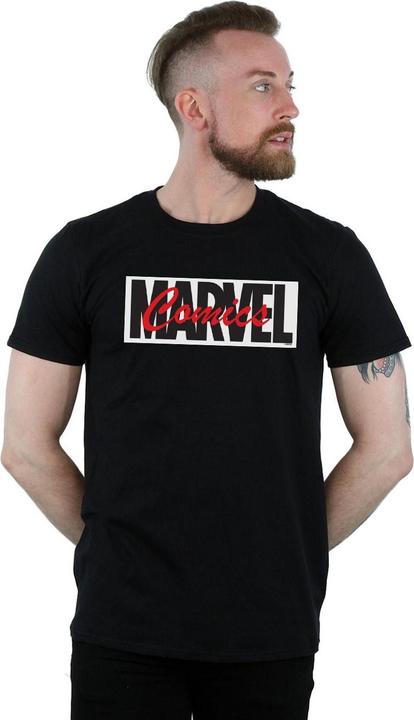 Actual product image Mens Red Font Logo T-Shirt (S)