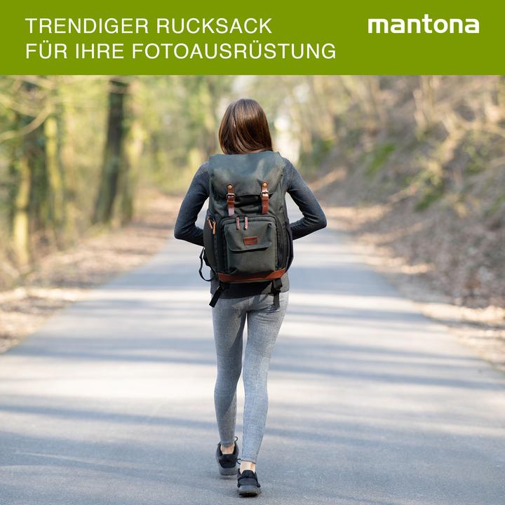 Produktbild mantona Luis junior Retro Fotorucksack (Fotorucksack, 30.69 l)