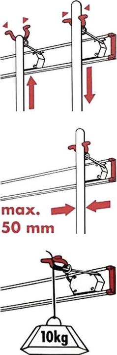 Produktbild Bruns Gerätehalterleiste 3 Halter 60