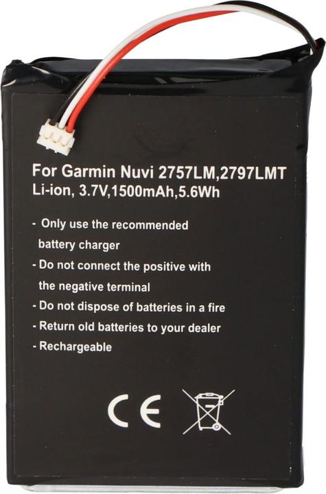 Actual product image Garmin Battery Nuvi 2757, Nüvi 2757, Nuvi 2757LM, Nüvi 2757LM, Nuvi 2797, Nüvi 2797, Nuvi 2797LMT, Nüvi