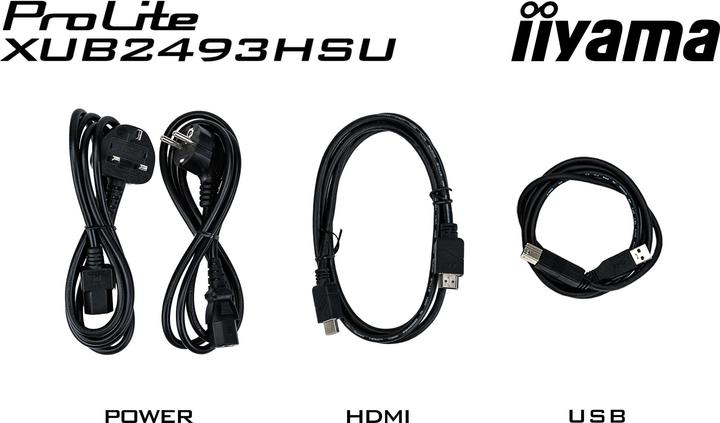Immagine prodotto iiyama ProLite XUB2493HSU-B6 (1920 x 1080 pixel, 23.80")