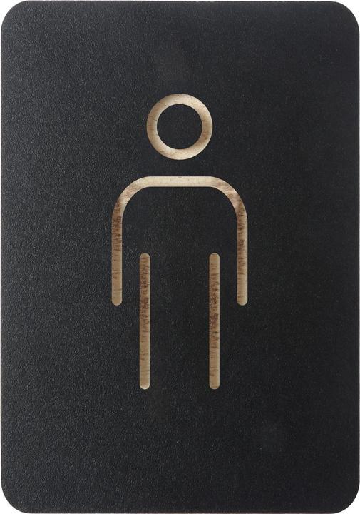Image du produit Europel Pictogramme "WC Hommes", noir