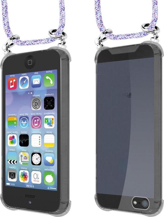 Produktbild Cadorabo TPU Handy Kette SILBER Cover