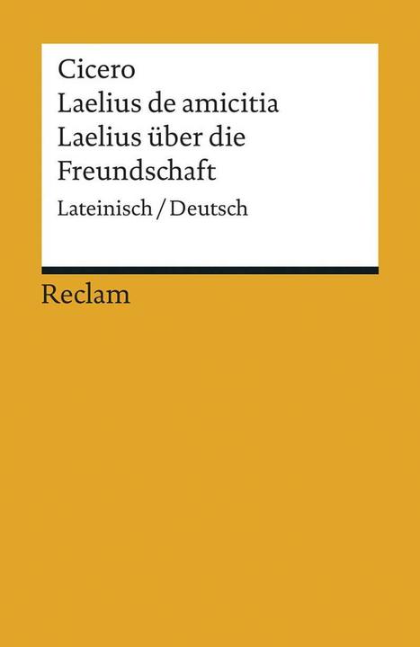 Immagine prodotto Laelius de amicitia / Laelius über die Freundschaft (Tedesco, Cicerone, 2015)
