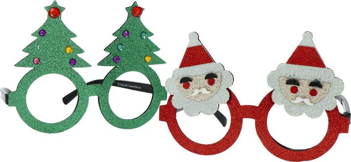 Produktbild Folat Gläser Weihnachten Weihnachtsbaum/Weihnachtsmann -