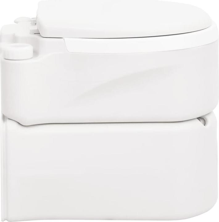 Produktbild VidaXL Camping-Einbautoilette Weiss 24+17 L HDPE & PP