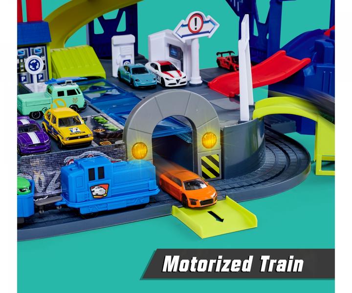 Immagine prodotto Majorette Super Chase Center+5 veicoli