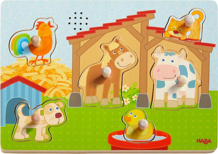 Actual product image Haba Sound grasping puzzle (6 pieces)