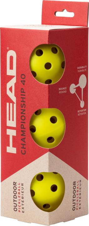 Head Pack de 3 Pickleball Championship 40