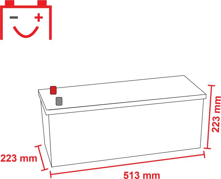 Actual product image Varta M18 Promotive Silver truck battery (12 V, 180 Ah, 1000 A)
