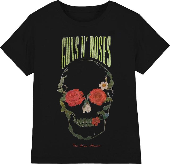 Guns N Roses Rose Skull TShirt