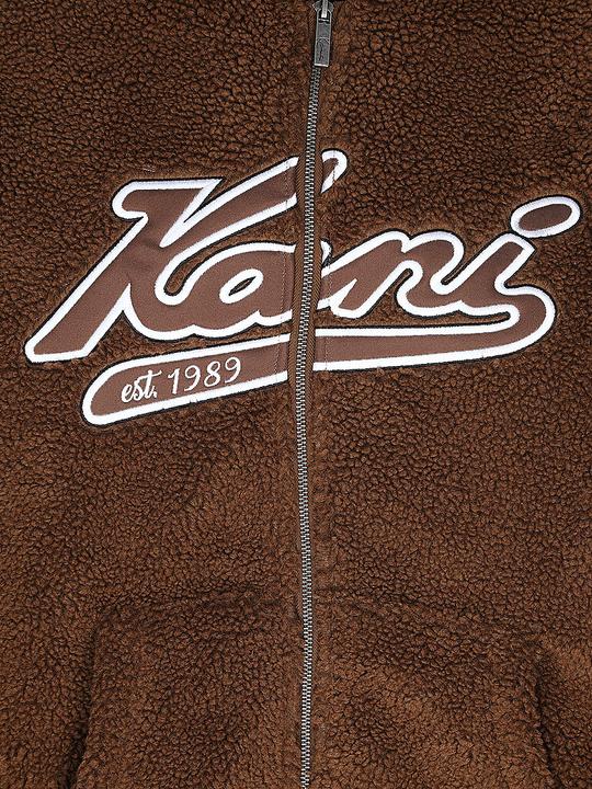 Image du produit Karl Kani KM233-019-1 KK Varsity Teddy Hoodie Full Zip - 111345 (XS)