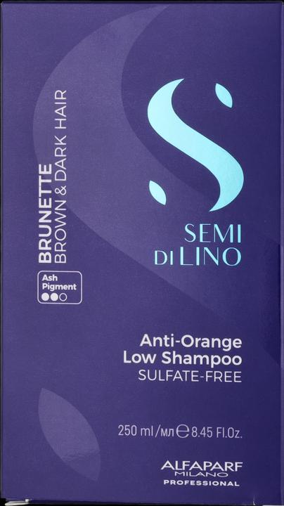 Produktbild Alfaparf Semi Di Lino Anti-Orange Low Shampoo (250 ml, Flüssiges Shampoo)