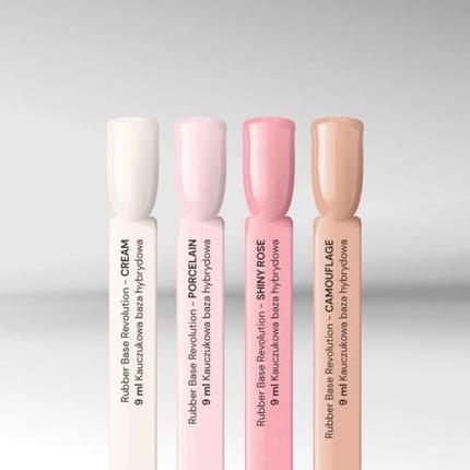 Produktbild NoName Rubber Base Revolution Base UV-Nagellack Hybrid Gel 9ml (UV-Gel Lack)