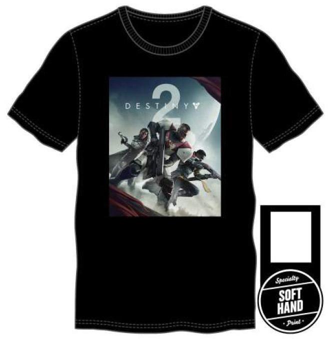 Bioworld Destiny 2 - Key Art Men T-Shirt - Black, Size:L (L)