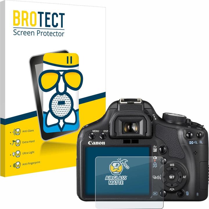 Produktbild BROTECT Schutzglas Schutzfolie Glas Folie Displayschutz matt (Displayschutz, EOS 500D)