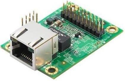 Actual product image Moxa MIINEPORT E3-H - Embedded device server for TTL devices, pin header module, 10100M with RJ45 connect