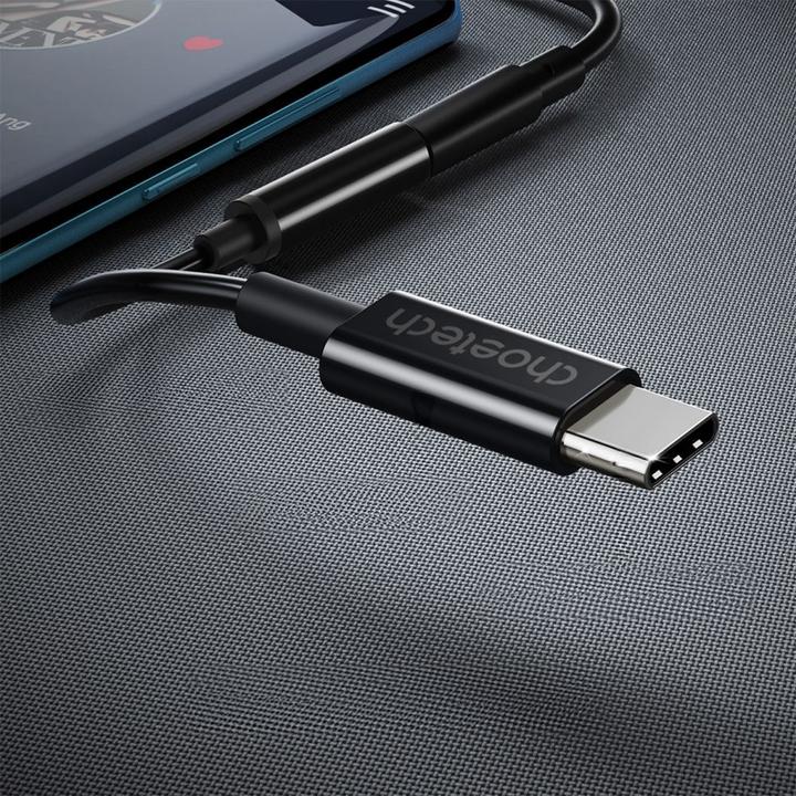 Produktbild Choetech 3.5mm Klinke – USB C (Headset-Adapter)