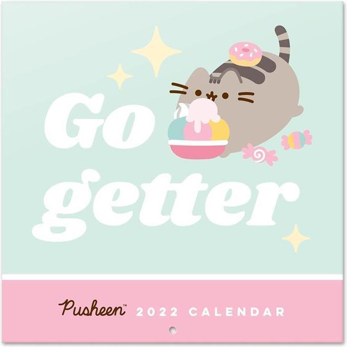 Pusheen Wall Calendar 2022 from the Foodie Collection 30 x 30 cm (30 x 30 cm, German)