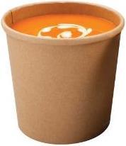 Immagine prodotto ColPac Papbaeger Soup-To-Go 350 ml Ø90/73x86 mm Brun,500 pezzi/scatola