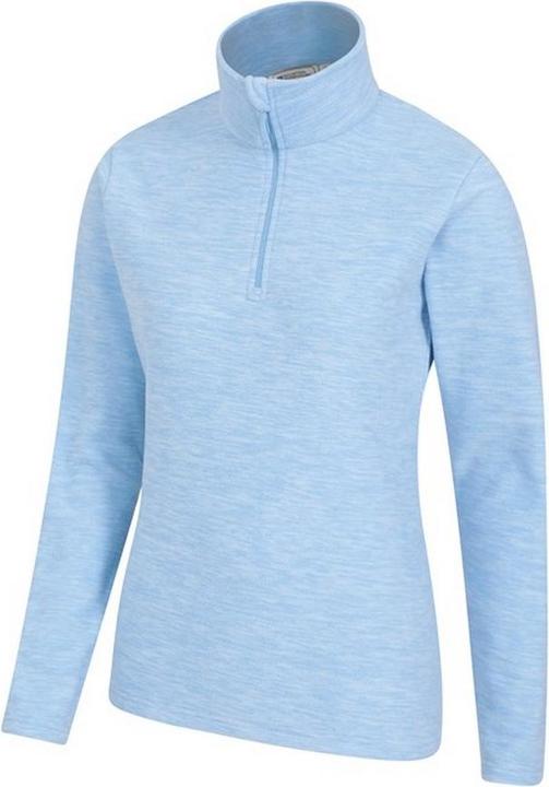 Actual product image Mountain Warehouse Womens/Ladies Snowdon Melange Fleece Top (40 D)
