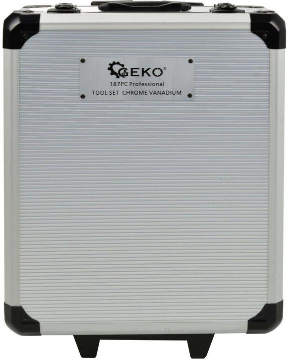 Produktbild GEKO Werkzeugkoffer 186 Teile, AL-Bau (186 Teile)