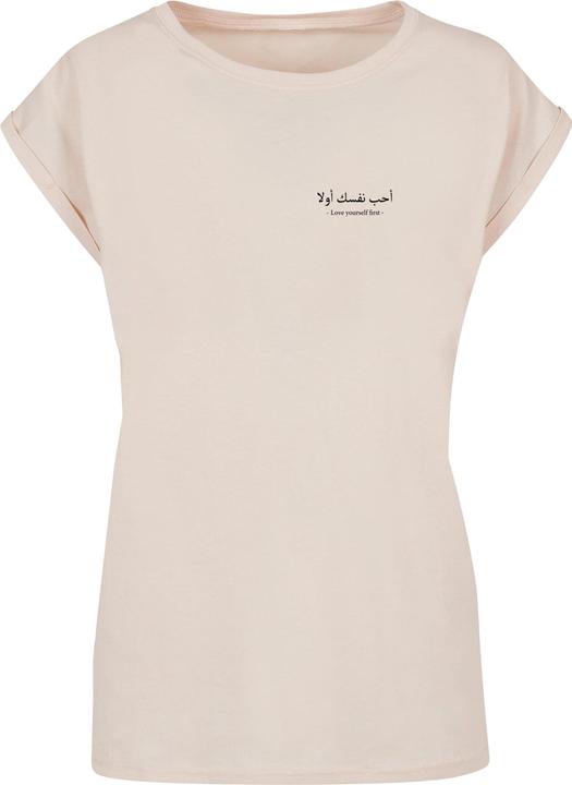 Merchcode Ladies Love Yourself First Extended Shoulder Tee - 113403