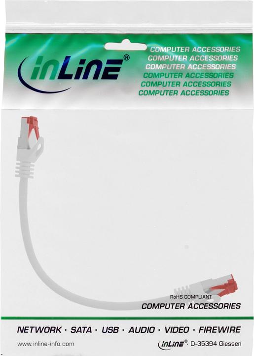 Actual product image InLine Patch cable (S/FTP, CAT6, 0.25 m)