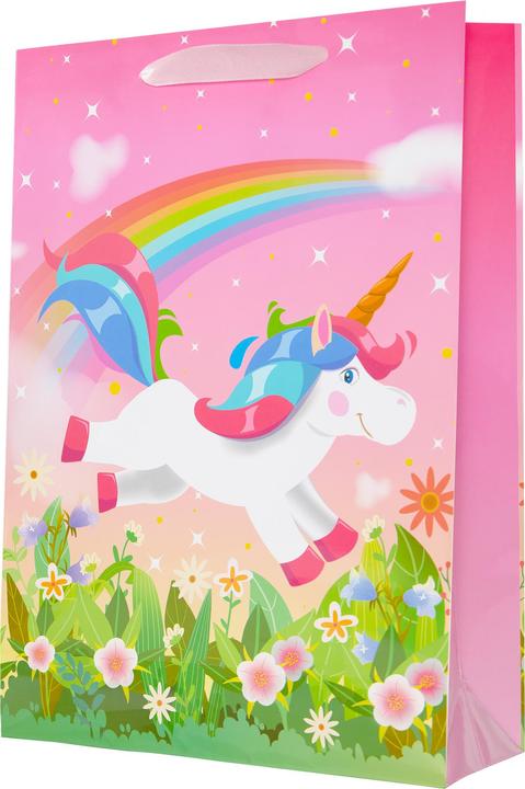 Image du produit Idena Sac cadeau enfant motif licorne multicolore 25x34x9cm (Pochette cadeau)