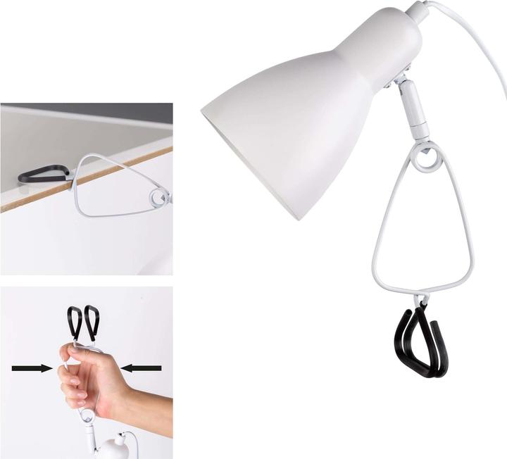 Actual product image Näve MARA clamp table lamp (E14)