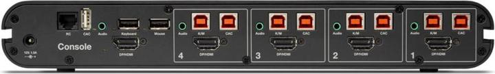 Image du produit Belkin F1DN104KVM-UN-4, 3840 x 2160 pixels, 4K Ultra HD, Noir