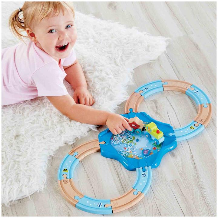 Actual product image Hape Wooden rails underwater world