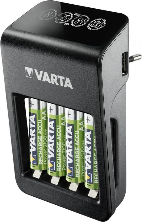 Actual product image Varta LCD Plug Charger+ (1 pcs., AA, 2100 mAh, Battery + charger)