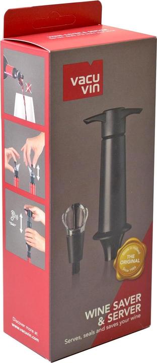 Vacu Vin Wine Server (Weinverschluss, Weinausgiesser, Weinpumpe)