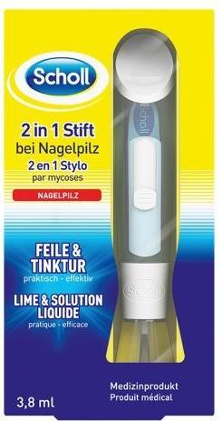 Actual product image Scholl 2 in 1 Stift (3.80 ml)