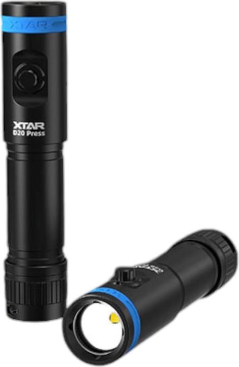 Produktbild Xtar D20 mini Taschenlampe 1200lm IPX8 (12 cm, 1200 lm)