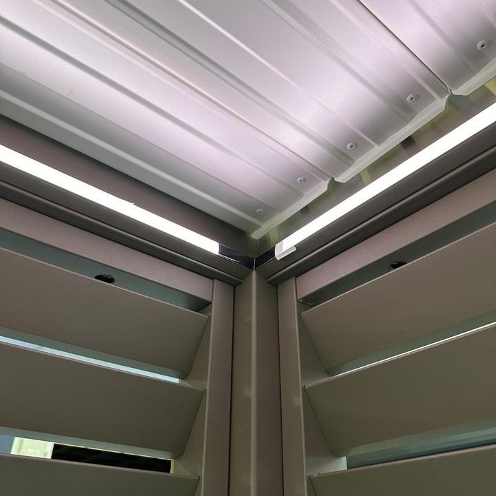Actual product image Ventaris LED lighting pergola all-round set of 2 (one length and one width) (400 cm, 2 cm)