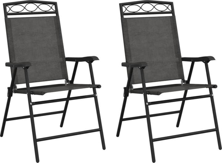 Produktbild VidaXL Klappbare Gartenstühle 2 Stk. und Textilene