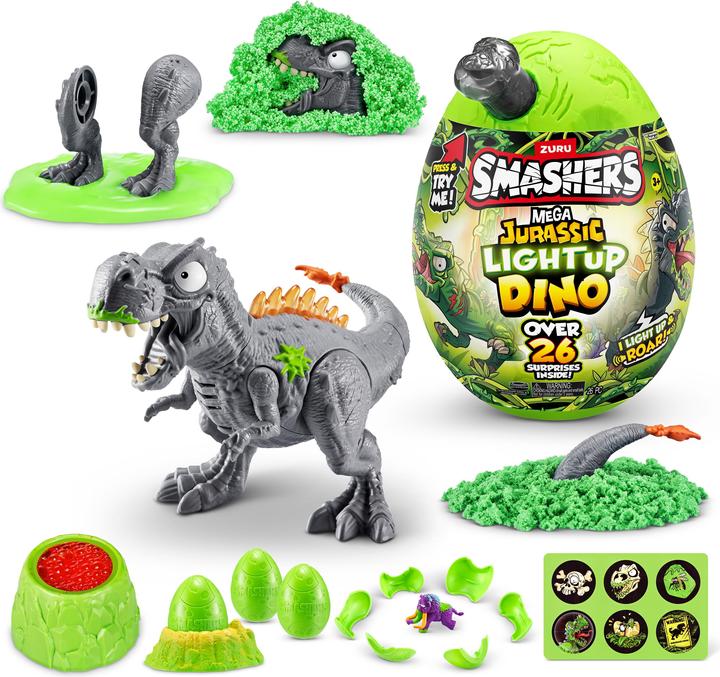 Image du produit Zuru Smashers - Mega Jurassic Light up Dino