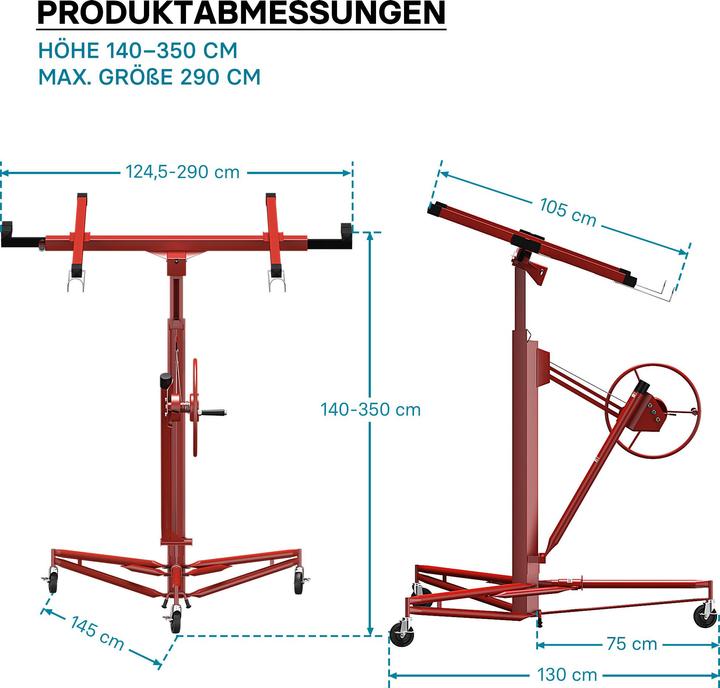 Produktbild Wiltec Plattenheber